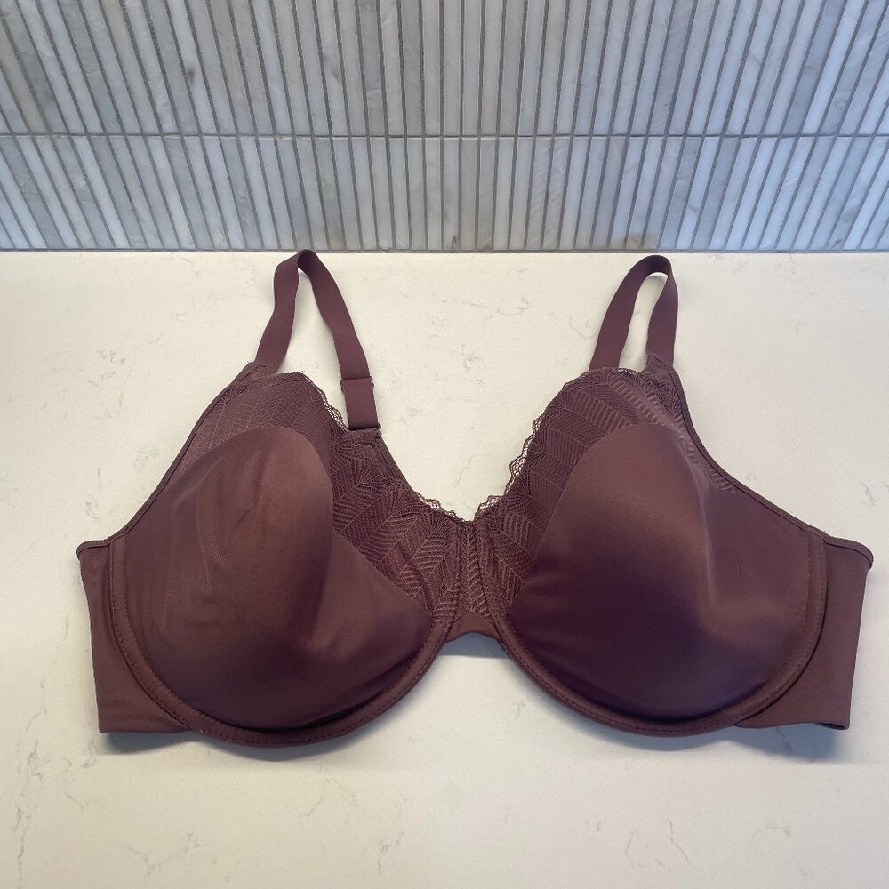 Bali Passion For Comfort  Smoothing‎ & Light Lift Bra in Purple, Size,44D